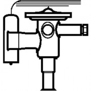 Danfoss 068U3666 - Thermostatic expansion valve, TUBE, R410A