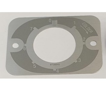 Danfoss 077B8942 - Dial plate, Thermostat accessory Danfoss 077B8942 - Dial plate, Thermostat accessory