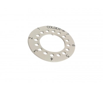 Danfoss 077B8973 - Washer, white, Black print 0-7, Thermostat accessory Danfoss 077B8973 - Washer, white, Black print 0-7, Thermostat accessory