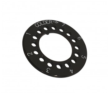 Danfoss 077B8976 - Washer, black, White print 0-7, Thermostat accessory Danfoss 077B8976 - Washer, black, White print 0-7, Thermostat accessory