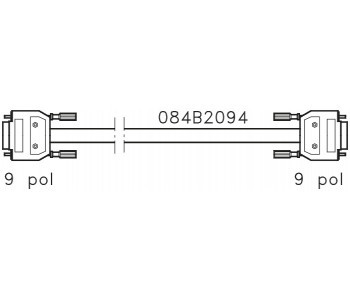 Danfoss 084B2094 - Accessory, AK 20, DEL Cable, 9/9 pole, PC to GW Danfoss 084B2094 - Accessory, AK 20, DEL Cable, 9/9 pole, PC to GW