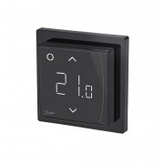 Danfoss 088L1143 - Терморегуляторы, ECtemp Smart, Черный RAL 9005, Температура — пол [°C]: 5 - 45, Температура — помещение [°C]: 5 - 35