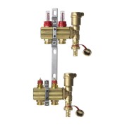 Danfoss 088U0722 - Коллектор FHF-F, Латунь, Колличество отводов коллектора: 2, 6 bar