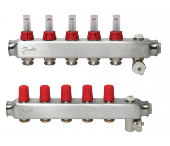 Danfoss 088U0755 - Коллектор SSM-F, Нержавеющая сталь, Колличество отводов коллектора: 5, 6 bar Danfoss 088U0755 - Коллектор SSM-F, Нержавеющая сталь, Колличество отводов коллектора: 5, 6 bar