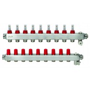 Danfoss 088U0759 - Коллектор SSM-F, Нержавеющая сталь, Колличество отводов коллектора: 9, 6 bar