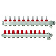 Danfoss 088U0760 - Коллектор SSM-F, Нержавеющая сталь, Колличество отводов коллектора: 10, 6 bar