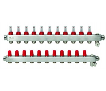 Danfoss 088U0761 - Коллектор SSM-F, Нержавеющая сталь, Колличество отводов коллектора: 11, 6 bar Danfoss 088U0761 - Коллектор SSM-F, Нержавеющая сталь, Колличество отводов коллектора: 11, 6 bar