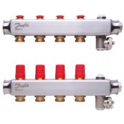 Danfoss 088U0804 - Коллектор SSM, Нержавеющая сталь, Колличество отводов коллектора: 4, 10 bar