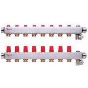 Danfoss 088U0808 - Коллектор SSM, Нержавеющая сталь, Колличество отводов коллектора: 8, 10 bar