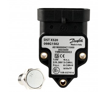 Danfoss 098G1537 - Rotary position sensor, DST X520, 180 °, Single, CAN-open Danfoss 098G1537 - Rotary position sensor, DST X520, 180 °, Single, CAN-open