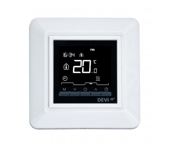 Danfoss 140F1055 - Терморегуляторы, Терморегулятор DEVIreg OPTI, белый, Температура — пол : 5 - 45, Температура — помещение : 5 - 35 Danfoss 140F1055 - Терморегуляторы, Терморегулятор DEVIreg OPTI, белый, Температура — пол : 5 - 45, Температура — помещение : 5 - 35