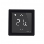 Danfoss 140F1143 - Терморегуляторы, DEVIreg™ Smart, Черный RAL 9005, Температура — пол [°C]: 5 - 45, Температура — помещение [°C]: 5 - 35