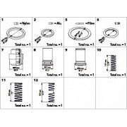 Danfoss 148B6161 - Комплект для капитального ремонта, SCA 25-40