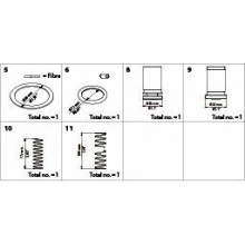 Danfoss 148B6167 - Комплект для капитального ремонта, CHV 15-20