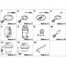 Danfoss 148B6176 - Комплект для капитального ремонта, REG 25-40