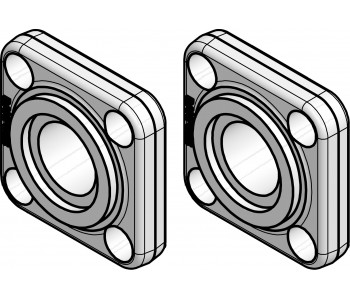 Danfoss 192H3018 - Flange set, Flange Danfoss 192H3018 - Flange set, Flange