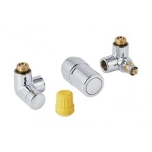 Danfoss PRIAVLC - RAX Design sets, Right mounted sensor, RAX, Chrome