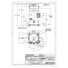 Danfoss SZ120-3VI - Scroll compressor, SZ120S3VC