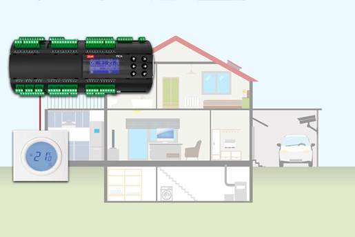 Программируемые контроллеры danfoss MCX15B2 и MCX20B2 теперь поставляются с комнатным термостатом WT-DM.